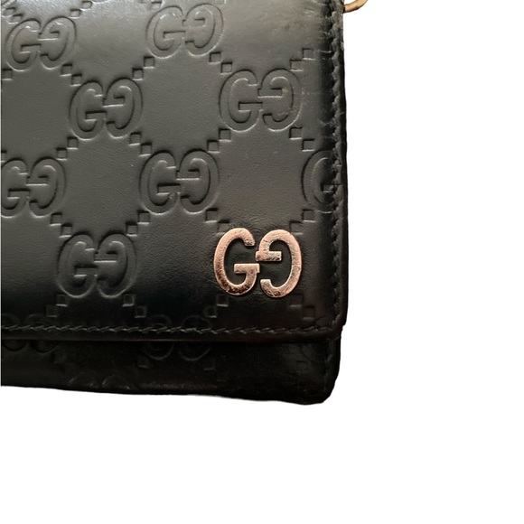 Gucci Logo Leather Wallet - Picture 2 of 6
